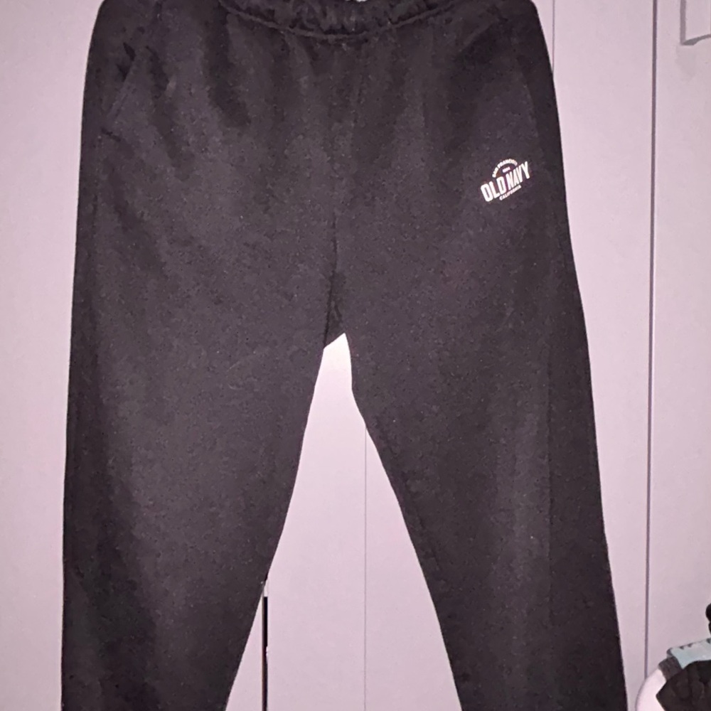 Old Navy Womens Black Jogger Sweatpants